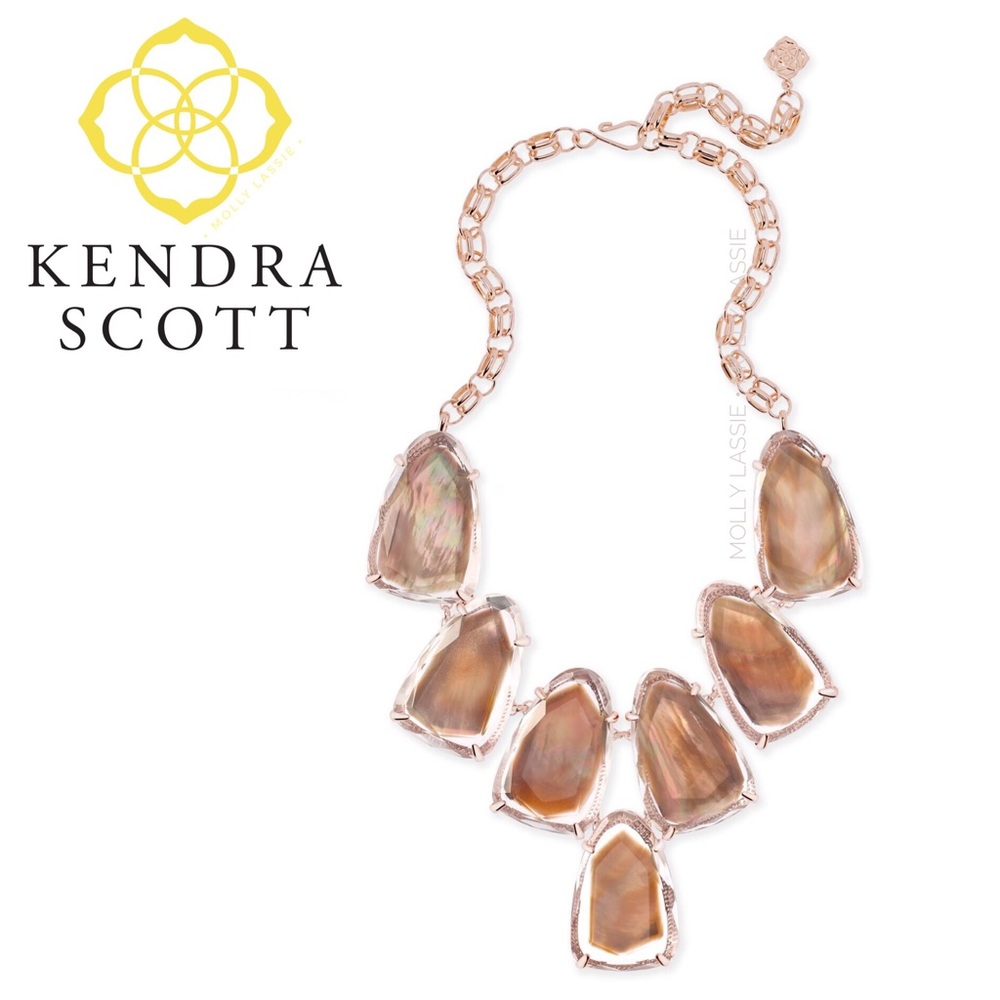Kendra Scott Harlow Necklace Rose Gold